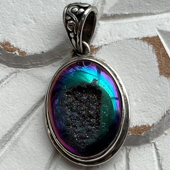 unknown Jewelry - Sterling silver Rainbow Pendant
